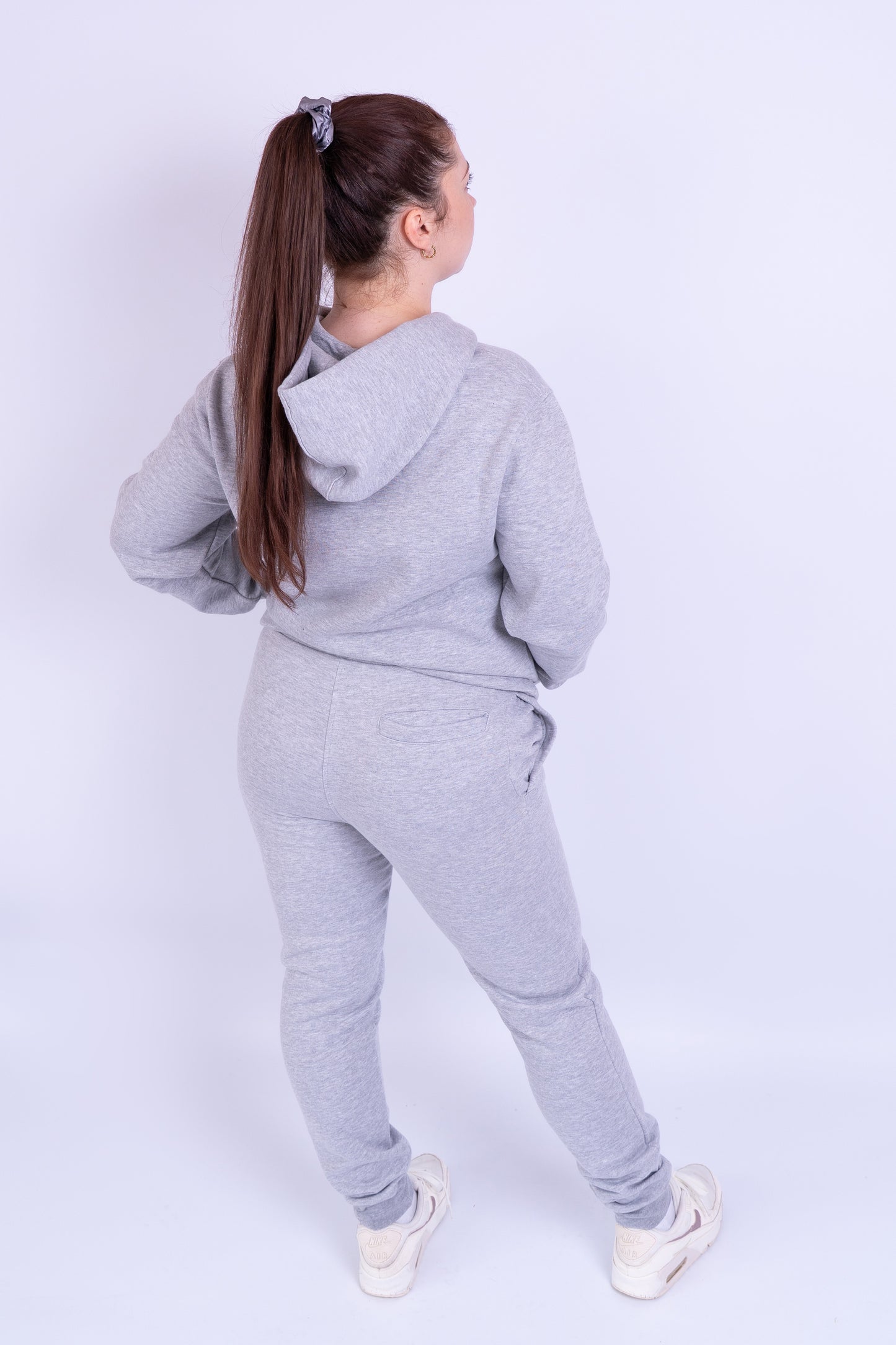 Blank Tapered Tracksuit Set (Grey)